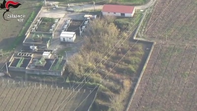 Scene from Benevento, inquinamento dei fiumi Calore e Sabato: sequestrati beni per 78 mln alla Gesesa