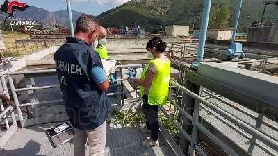 Scene from Benevento, inquinamento dei fiumi Calore e Sabato: sequestrati beni per 78 mln alla Gesesa