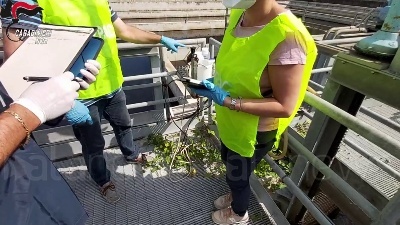 Scene from Benevento, inquinamento dei fiumi Calore e Sabato: sequestrati beni per 78 mln alla Gesesa