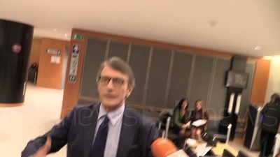 Scene from Sassoli: "Prendiamo sul serio formazione Commissione"