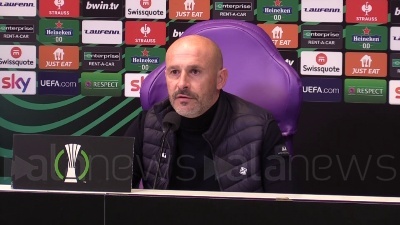 Scene from Fiorentina - Sivasspor, Italiano: "Hanno giocato tutti al massimo del loro impegno"