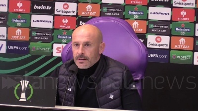 Scene from Fiorentina - Sivasspor, Italiano: "Hanno giocato tutti al massimo del loro impegno"