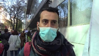 Scene from Alitalia, protesta lavoratori in Regione Lombardia: "Calpestati nostri diritti"