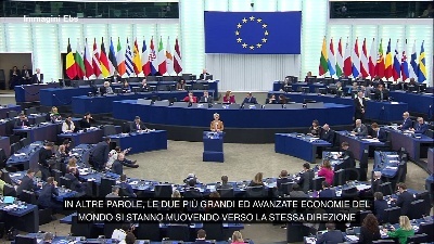 Scene from Transizione verde, Von der Leyen: "Entro 2030 il 40% delle tecnologie green dall'Ue"