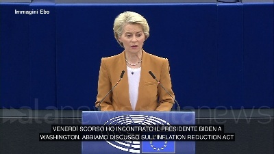 Scene from Transizione verde, Von der Leyen: "Entro 2030 il 40% delle tecnologie green dall'Ue"