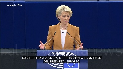 Scene from Transizione verde, Von der Leyen: "Entro 2030 il 40% delle tecnologie green dall'Ue"