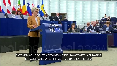 Scene from Transizione verde, Von der Leyen: "Entro 2030 il 40% delle tecnologie green dall'Ue"