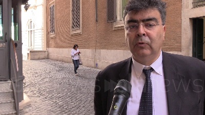 Scene from Russia-Lega, le 8 domande del Pd a Salvini. Fiano: "Su Savoini ha mentito"