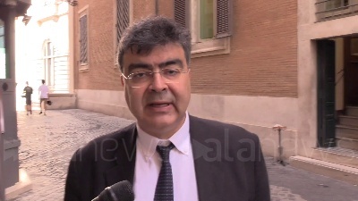 Scene from Russia-Lega, le 8 domande del Pd a Salvini. Fiano: "Su Savoini ha mentito"