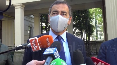 Scene from Milano, Sala: "Centrodestra non è nel caos, latente competizione tra Lega e FdI"