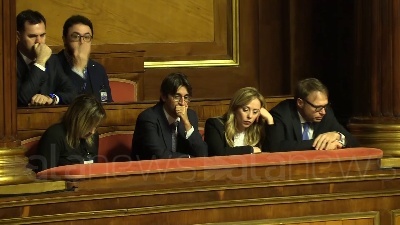 Scene from Gregoretti, il discorso di Salvini tra standing ovation e bagarre