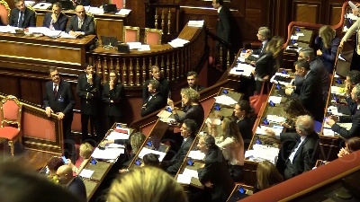 Scene from Gregoretti, il discorso di Salvini tra standing ovation e bagarre