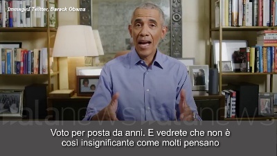 Scene from Usa 2020, il voto di Obama via posta: "Ho scelto Biden e Kamala Harris"