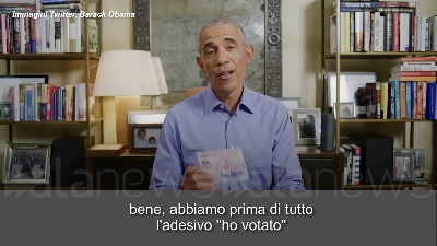 Scene from Usa 2020, il voto di Obama via posta: "Ho scelto Biden e Kamala Harris"