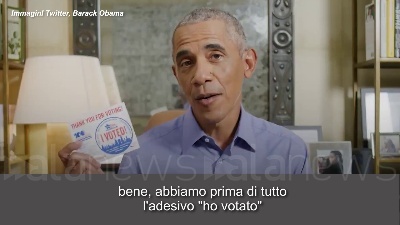 Scene from Usa 2020, il voto di Obama via posta: "Ho scelto Biden e Kamala Harris"