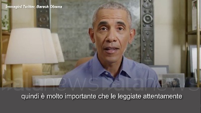 Scene from Usa 2020, il voto di Obama via posta: "Ho scelto Biden e Kamala Harris"