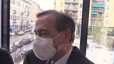 Scene from San Siro, Sala: "A Salvini rispondo domani sulla Gazzetta dello Sport"