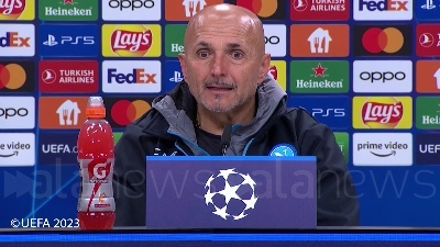 Scene from Champions League, Spalletti: "Noi candidati alla vittoria? Ci vuole calma"