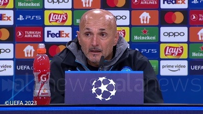 Scene from Champions League, Spalletti: "Noi candidati alla vittoria? Ci vuole calma"