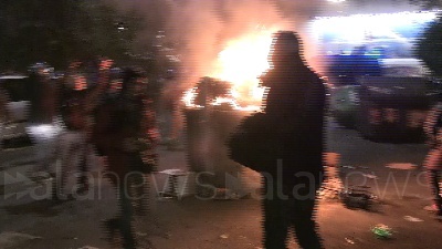 Scene from La fuga dei militanti di estrema destra inseguiti dalla polizia