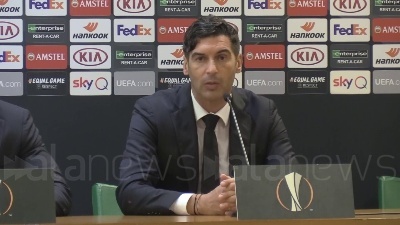 Scene from Europa League, Fonseca: "Difficile accettare una situazione del genere"