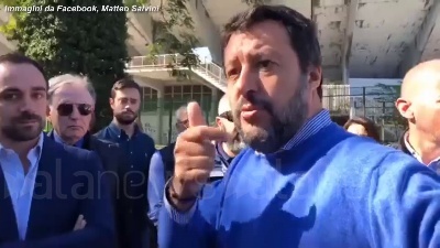 Scene from Stadio Flaminio abbandonato, Salvini: "Virginia, vieni a far due passi qui"