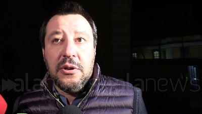 Scene from Tav, Salvini: "Non cambio idea. Dannoso  il treno? Per me è beneficio"