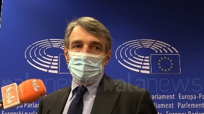 Scene from Coronavirus, Sassoli: "Emerge Parlamento Ue decentrato"