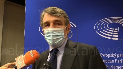Scene from Coronavirus, Sassoli: "Emerge Parlamento Ue decentrato"