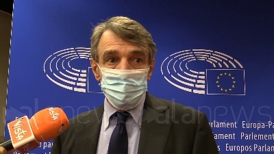 Scene from Coronavirus, Sassoli: "Emerge Parlamento Ue decentrato"