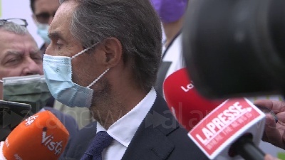 Scene from Europei, Fontana: "Proporrò premio Rosa Camuna a Gianluca Vialli"