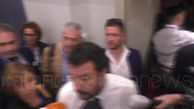 Scene from Salvini: "Vogliamo un referendum per avere un maggioritario completo"