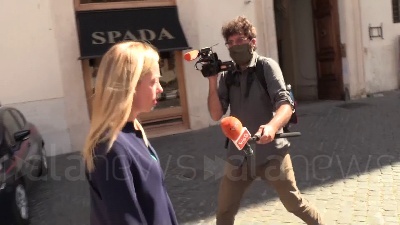 Scene from Governo, Meloni: "C.destra sta valutando. Da Conte solo se tutti insieme"