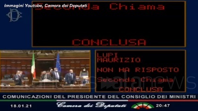 Scene from Governo, l'Esecutivo ottiene la fiducia alla Camera