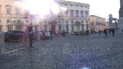 Scene from Governo: iniziano le consultazioni al Quirinale