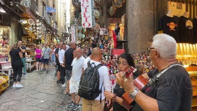 Scene from Napoli, San Gregorio incontra San Gennaro: festa popolare dedicata al patrono