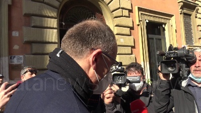 Scene from Alleanza PD M5s, Letta: "Incontro con Conte? Abbiamo iniziato a parlare di futuro"