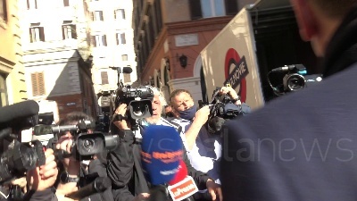 Scene from Alleanza PD M5s, Letta: "Incontro con Conte? Abbiamo iniziato a parlare di futuro"