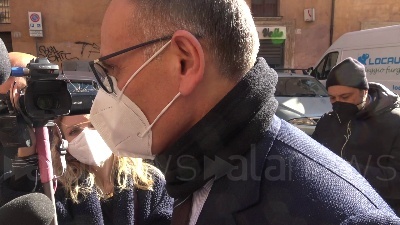 Scene from Alleanza PD M5s, Letta: "Incontro con Conte? Abbiamo iniziato a parlare di futuro"