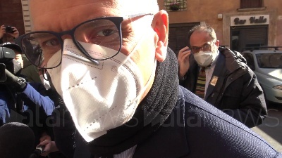 Scene from Alleanza PD M5s, Letta: "Incontro con Conte? Abbiamo iniziato a parlare di futuro"