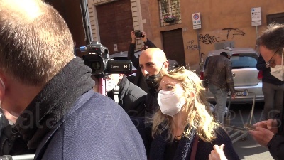 Scene from Alleanza PD M5s, Letta: "Incontro con Conte? Abbiamo iniziato a parlare di futuro"