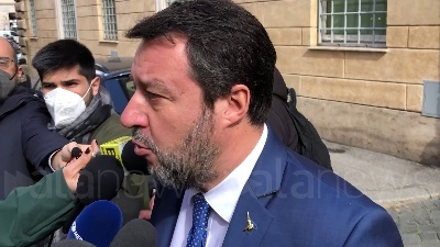 Scene from Ucraina, Salvini: "Dialogo con tutti. Vaticano sia mediatore, fondamentali corridoi umanitari"