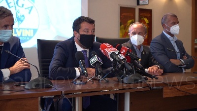 Scene from Green pass, Salvini: "Deputati leghisti assenti? Sono liberi"