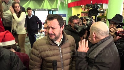 Scene from Salvini: "A fine anno ascolto Mattarella, poi nostri discorsi"
