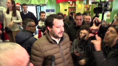 Scene from Salvini: "A fine anno ascolto Mattarella, poi nostri discorsi"