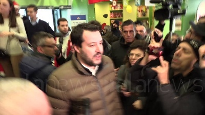 Scene from Salvini: "A fine anno ascolto Mattarella, poi nostri discorsi"