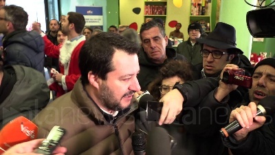 Scene from Salvini: "A fine anno ascolto Mattarella, poi nostri discorsi"