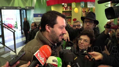 Scene from Salvini: "A fine anno ascolto Mattarella, poi nostri discorsi"