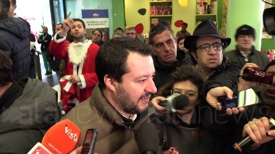 Scene from Salvini: "A fine anno ascolto Mattarella, poi nostri discorsi"