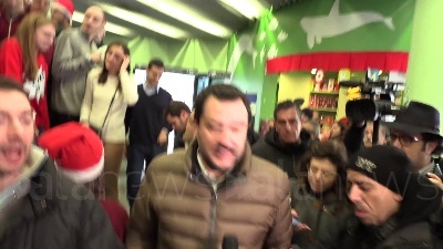 Scene from Salvini: "A fine anno ascolto Mattarella, poi nostri discorsi"
